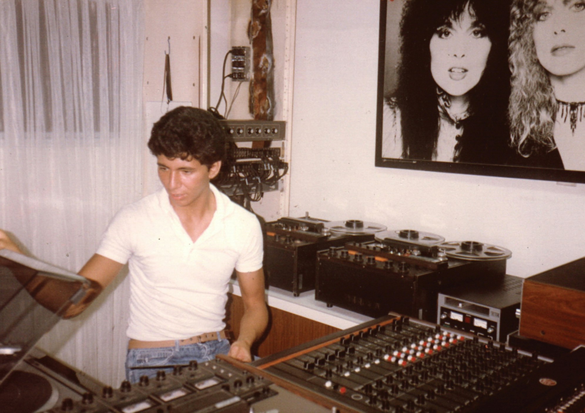 Carlos Berrios at sixteen at Columbia University’s radio station. Photo courtesy Carlos Berrios.